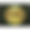 Ecusson thermocollant- motif: cerf marron  ,6 cm