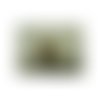 Pendentif motif chouette- unakite,hauteur 2cm / largeur: 1,5 cm/ epaisseur: 1,5 cm