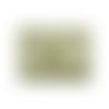 Pendentif motif feuille- unakite,hauteur: 2,5 cm / largeur:2 cm / epaisseur: 3 mm