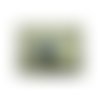 Pendentif motif trefle - brazilian sodalite ,hauteur: 2,5 cm / largeur: 2,3 cm / epaisseur: 4 mm