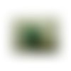 Pendentif motif trefle-aventurine ,hauteur: 2,5 cm / largeur: 2,3 cm / epaisseur: 4 mm