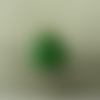 Pendentif prisme vert foncé,2 cm