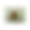Pierre motif stomachache- carnelian,hauteur: 2 cm / epaisseur: 1,5 cm