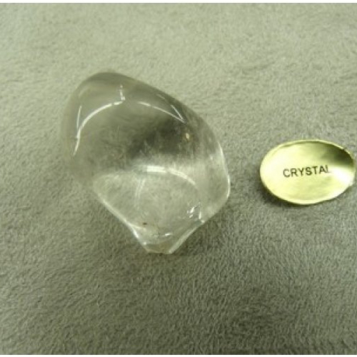 Pierre motif skin irritation- crystal,hauteur: 2 cm / epaisseur: 1,5 cm