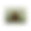 Pierre motif oeuf pm-breciated jasper ,hauteur : 2,5 cm / largeur : 1,7 cm