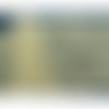 Dentelle de calais stretch jaune paille surbrodé elastique 16 cm, de fabrication française