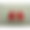 Strass goutte rouge 22 mm, en hauteur et 12 mm largeur vendu par 10 pièces