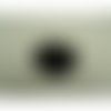 Strass rond noir, 25 mm,vendu à la piéce