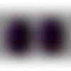 Strass ovale violet 18mm x 13mm,vendu à la pièce