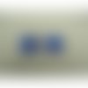 Strass rond bleu ,13 mm ,vendu par 10 pièces