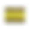 Broderie anglaise coton jaune 4 cm /hauteur de broderie 3 cm