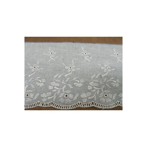 Broderie anglaise coton jean 's, 15 cm