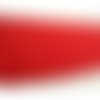 Broderie anglaise coton rouge,11 cm/ hauteur de broderie 5 cm