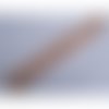 Fermeture a glissière tabac,18 cm