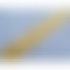 Fermeture a glissière jaune safran ,12 cm