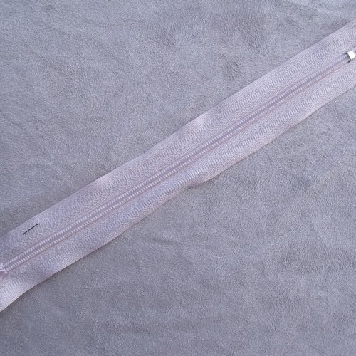 Fermeture a glissière beige rose,20 cm
