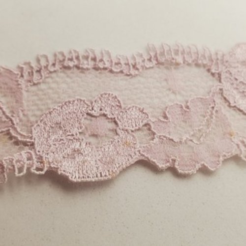 Nouvelle dentelle de calais rachel pink blush ,3 cm