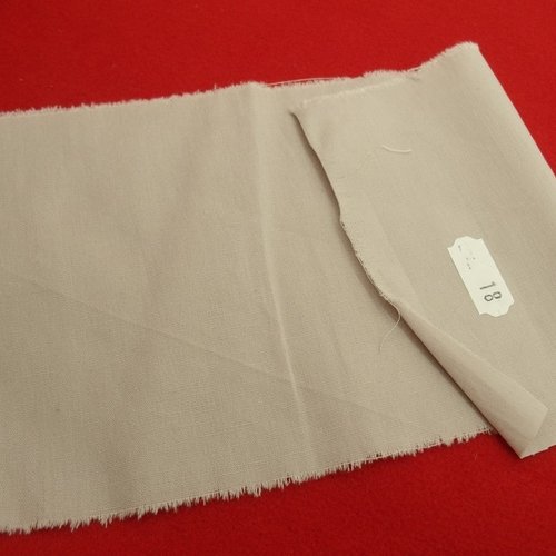 Tissu coton uni beige clair belle qualité,150 cm