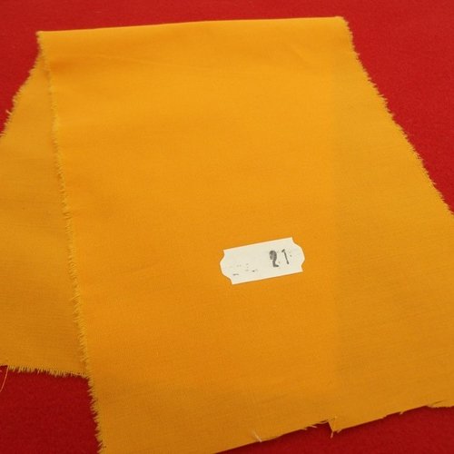 Tissu coton uni orange foncé belle qualité,150 cm