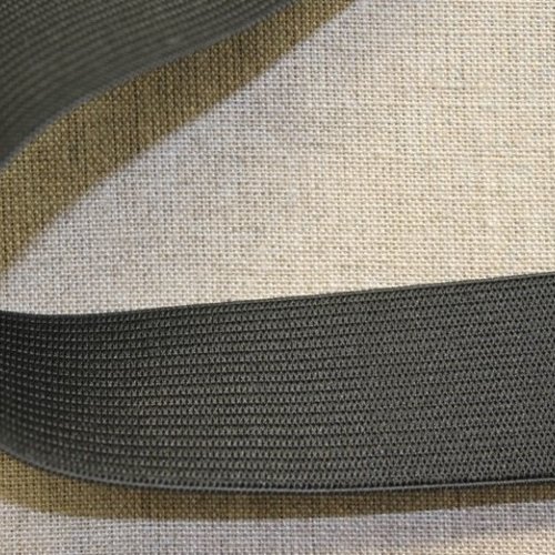 Elastique elasthanne classique ceinture noir,30 mm
