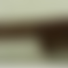 Ruban organza marron synthétique ,35 mm, de très belle qualité