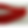 Ruban gros grain décoratifs rouge, 2 cm