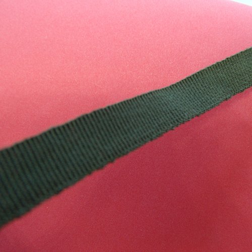 Ruban gros grain décoratifs vert kaki,10 mm