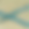 Ruban pailleté scintillant polyester strass serpenté bleu turquoise, 2 cm