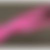 Ruban polyester pailleté sur base stretch rose ,28 mm
