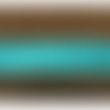Galon pailleté scintillante acrylique bleu turquoise,3.5 cm, très souple