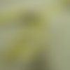 Ruban passepoil polyester bicolore noir et jaune,1.2 cm