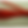 Ruban / biais passepoil satin rouge ,1 cm