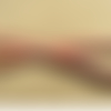 Ruban / biais passepoil skai rouge ,1 cm