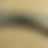 Ruban / biais passepoil skai noir,1 cm