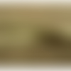 Ruban simili cuir/ skai replié beige clair, 7 mm