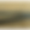 Ruban simili cuir skai replié noir mat , 7 mm