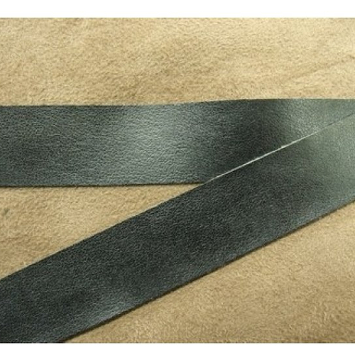Ruban simili cuir/ skai noir ,2 cm