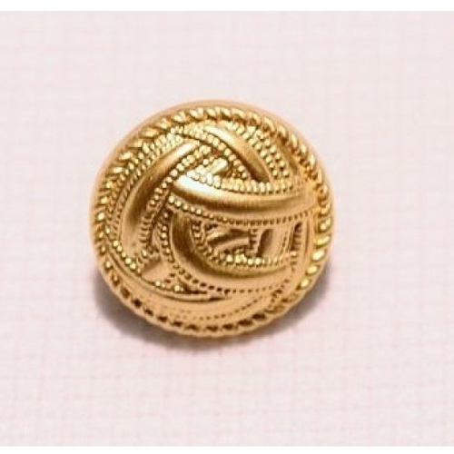 Bouton à queue acrylique doré, de belle qualité,15 mm