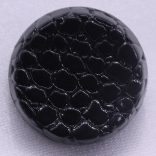Bouton à queue acrylique noir,15 mm,de belle qualité