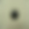 Bouton acrylique a 2 trous noir,26 mm,de belle qualité