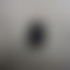 Bouton carré acrylique a 4 trous noir,18 mm,de belle qualité