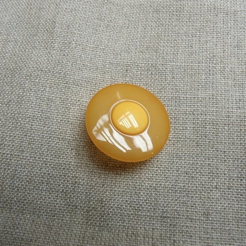 Bouton acrylique à queue jaune,23 mm,de belle qualité