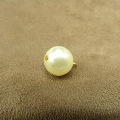 Joli bouton-perle nacre- 12 mm