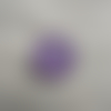 Bouton acrylique à queue violet transparent , de belle qualité,23 mm