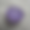 Bouton acrylique à queue violet transparent , de belle qualité,28 mm