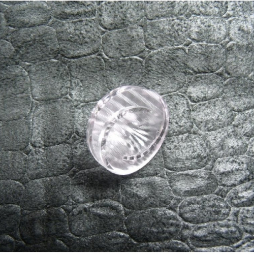 Bouton acrylique à queue transparent,19 mm,de belle qualité