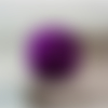 Bouton acrylique effet passementerie violet, de belle qualité,25 mm