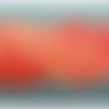 Ruban pailleté rouge entrelacé avec sequin, 35 mm