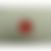 Strass rond rouge,18 mm,vendu par 10 pièces