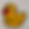 Ecusson à coudre motif canard duck /  largeur 9 cm sur hauteur 9cm